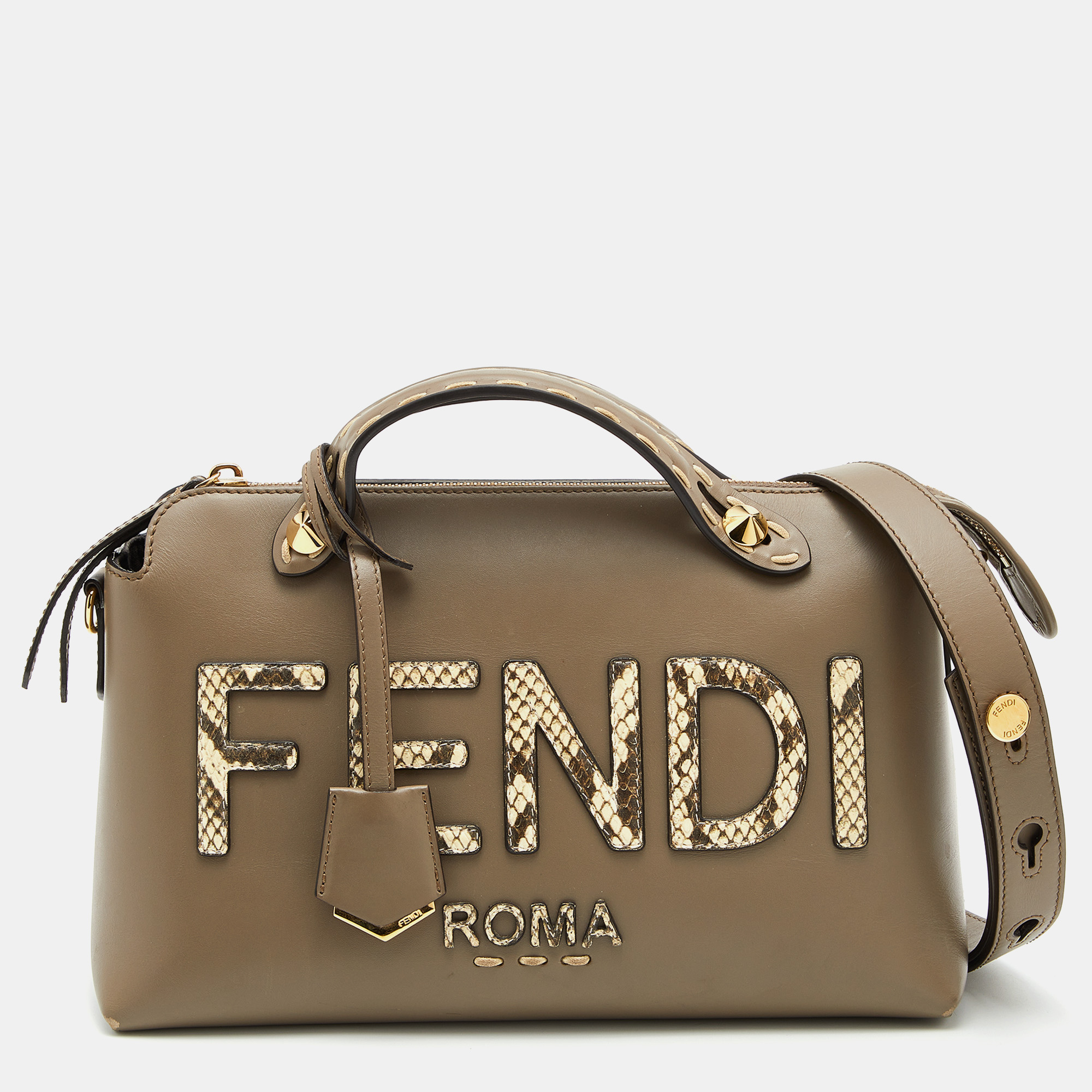 Shoulder & Crossbody Bags  Fendi Womens By The Way Mini Yellow Leather  Small Boston Bag > All Philippines