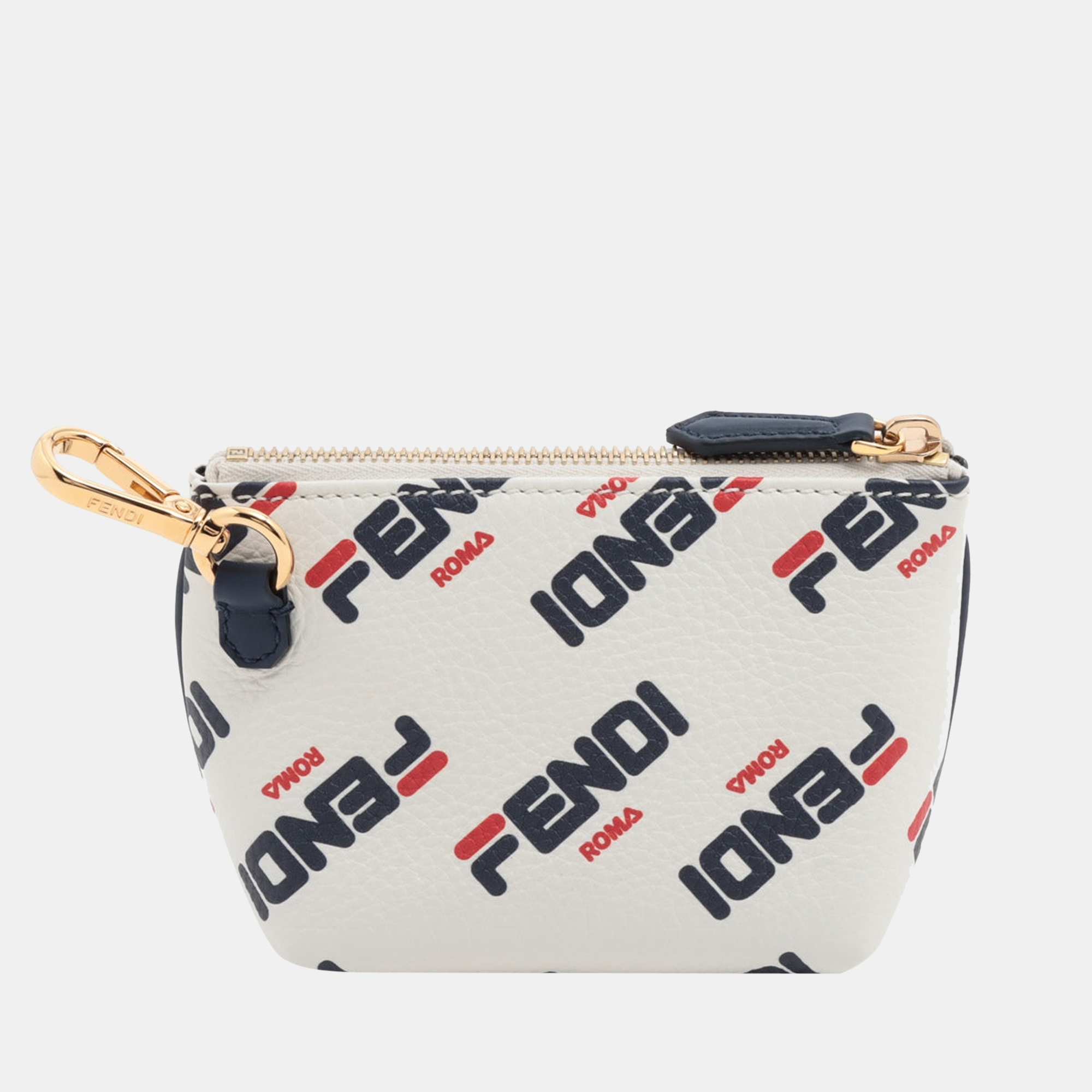 

FENDI × FILA Leather Pouch White 8N0144