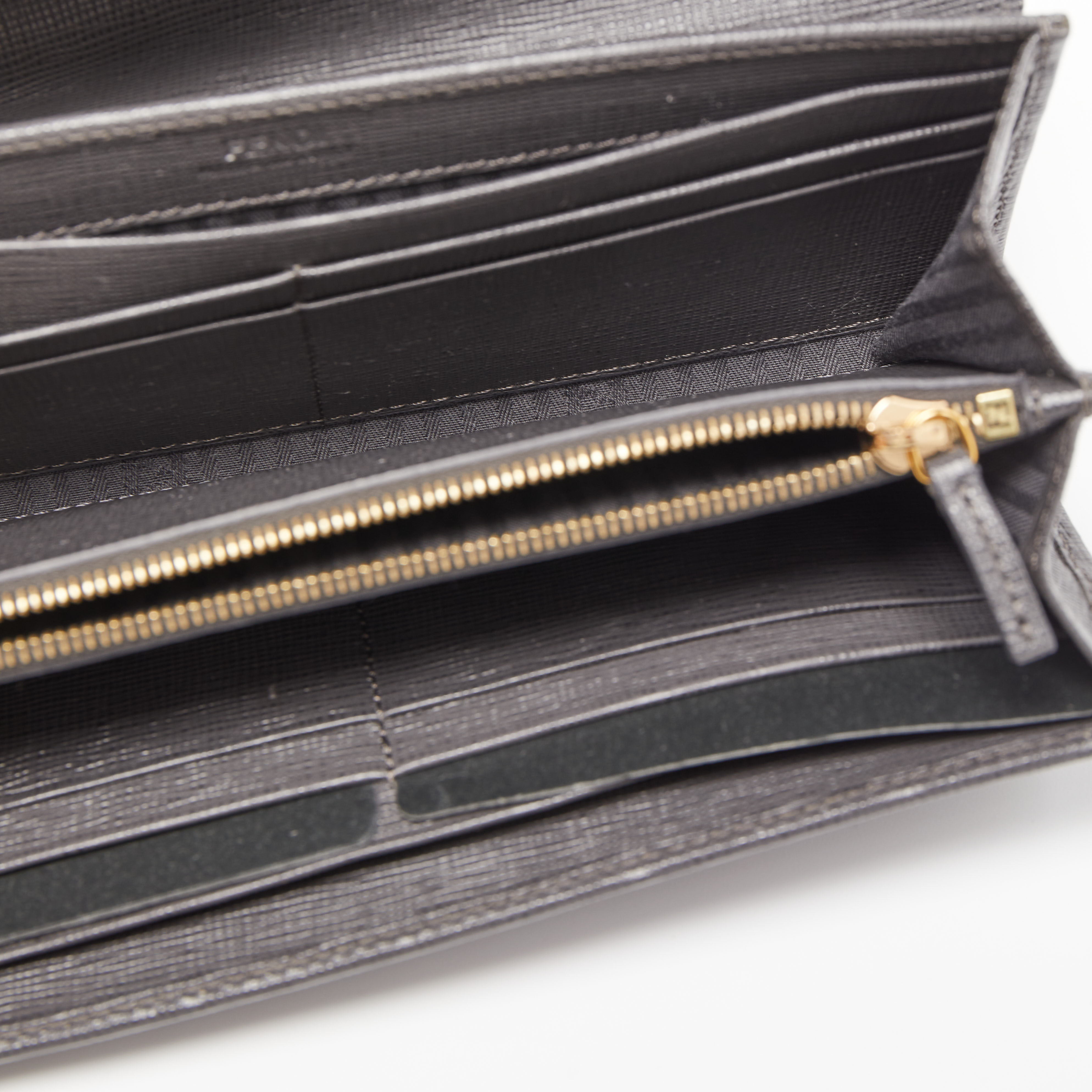 

Fendi Grey/Pink Leather 2jours Envelope Continental Wallet