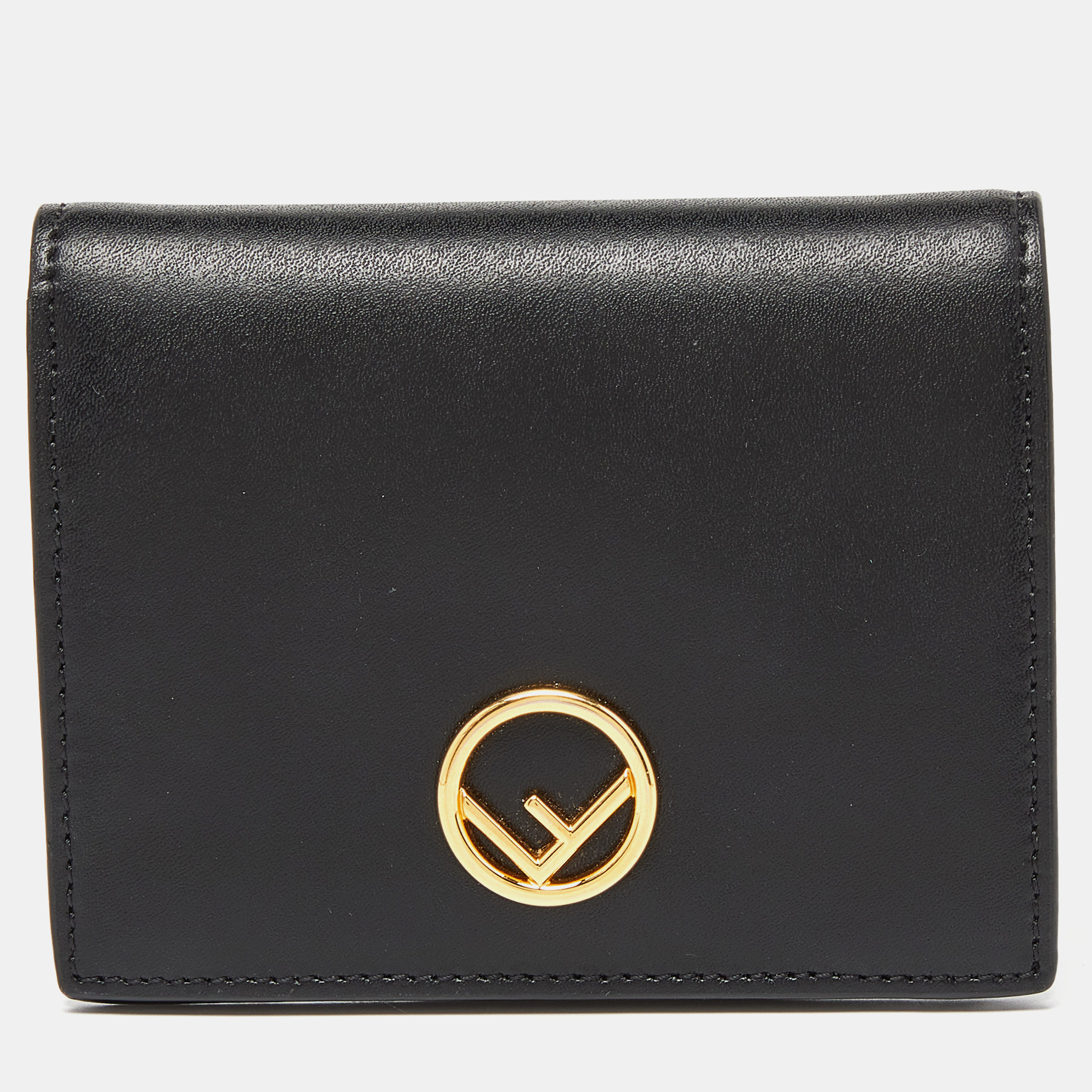 

Fendi Black Leather F is Fendi Bifold Wallet