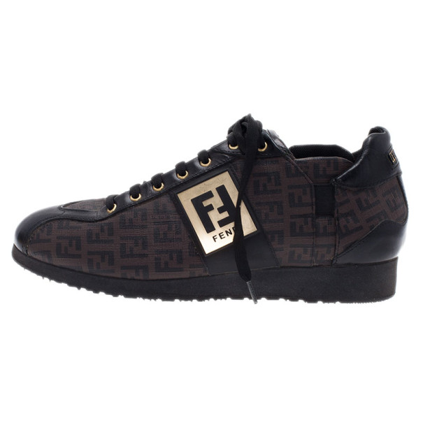 brown fendi trainers