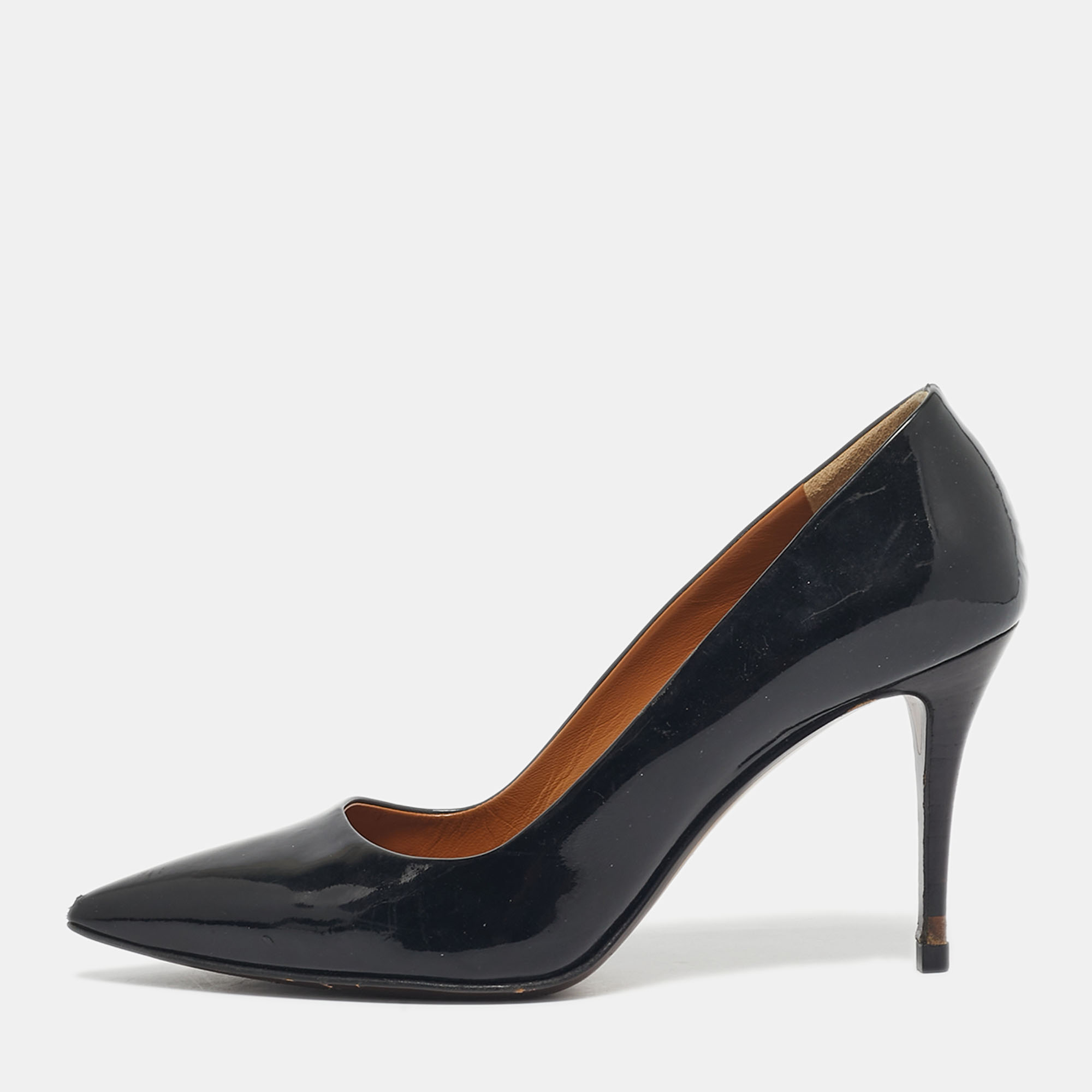 

Fendi Black Patent Leather Pointed Toe Pumps Size