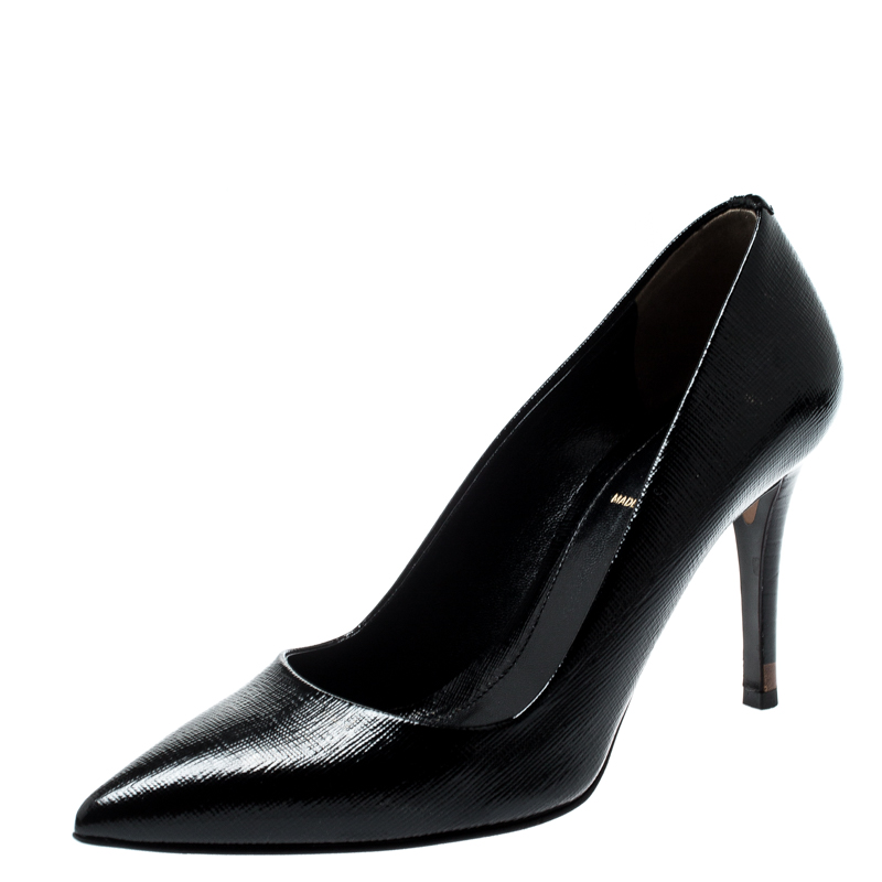 fendi black heels