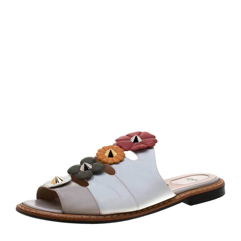 fendi flat sandals