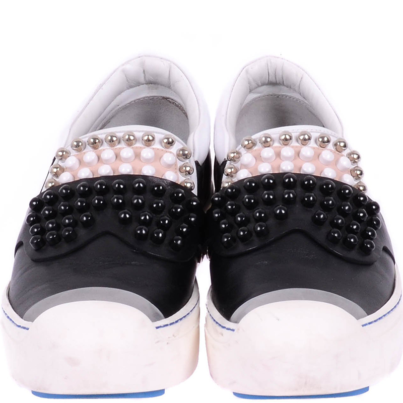 

Fendi Black/White Leather 2018 Karl Loves Fendi Sneakers Size