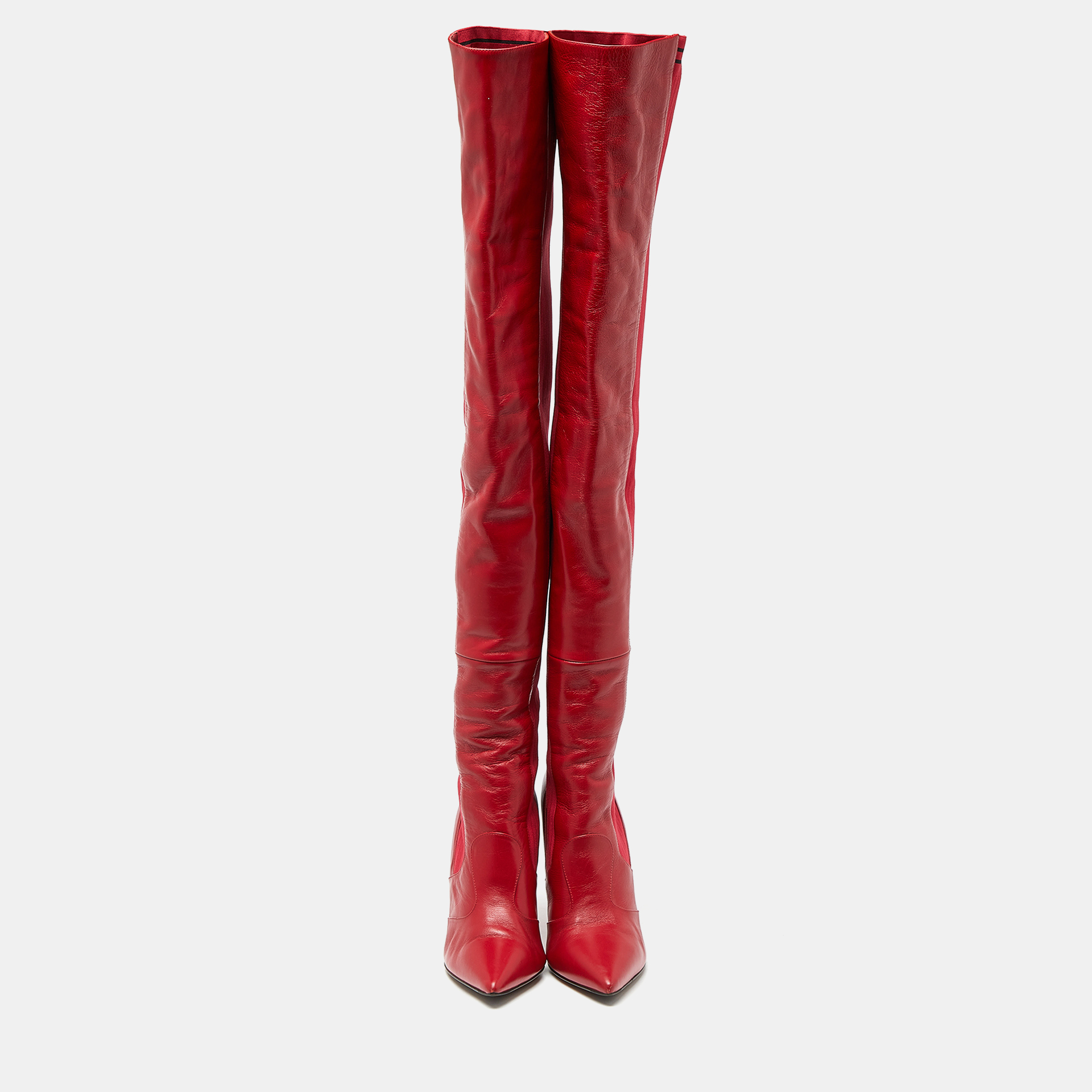 Fendi boots red hotsell