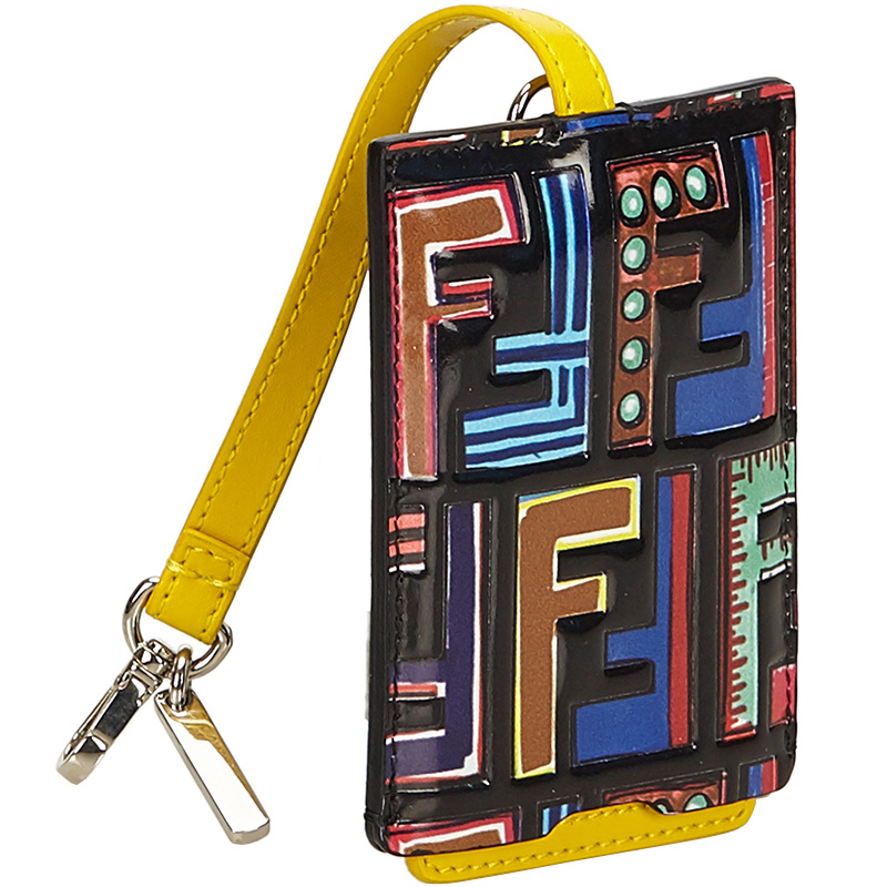

Fendi Multi-color Zucca Leather Travel Accessory, Multicolor
