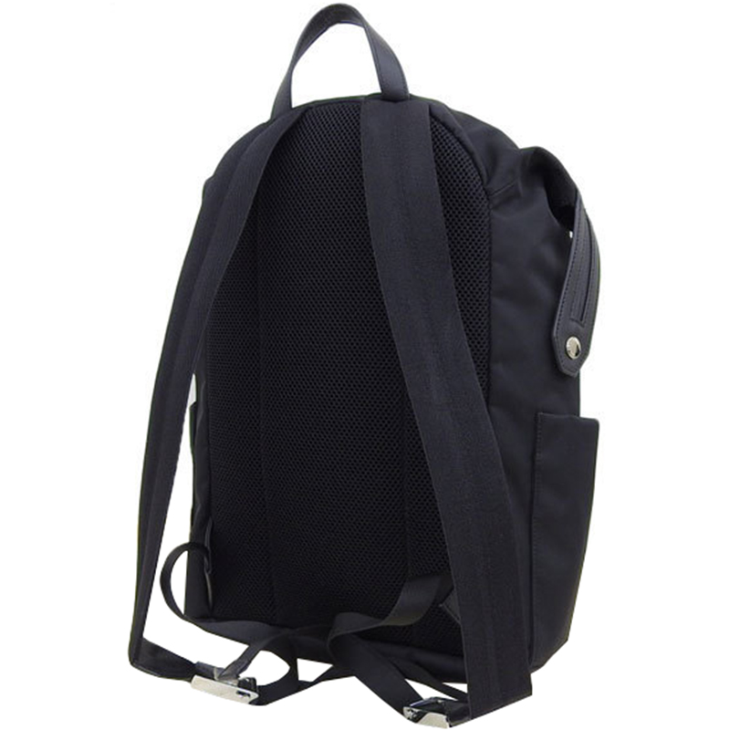 

Fendi Black Nylon and Leather Logo Backpack