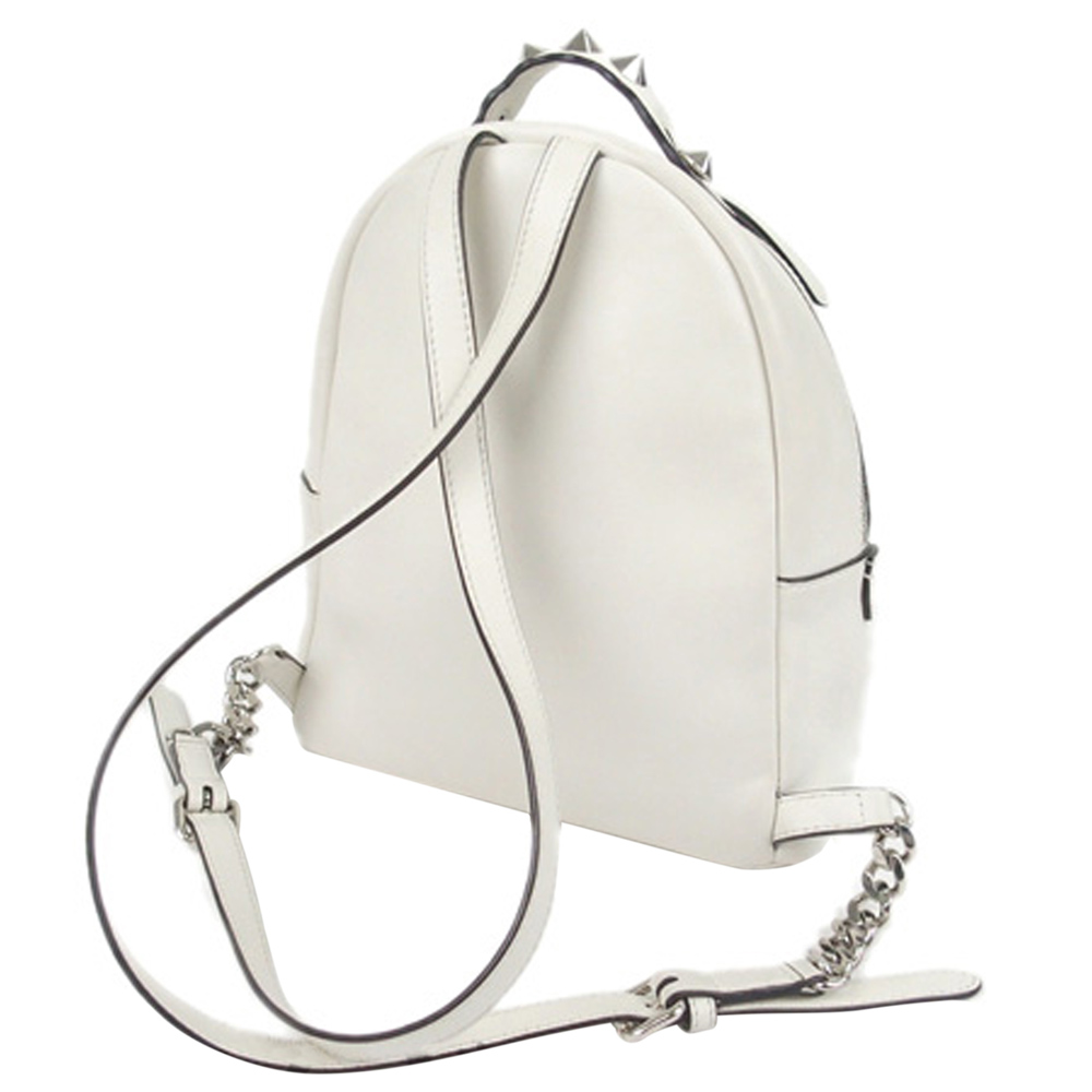 

Fendi White Leather Mini By The Way Flowerland Backpack, Multicolor