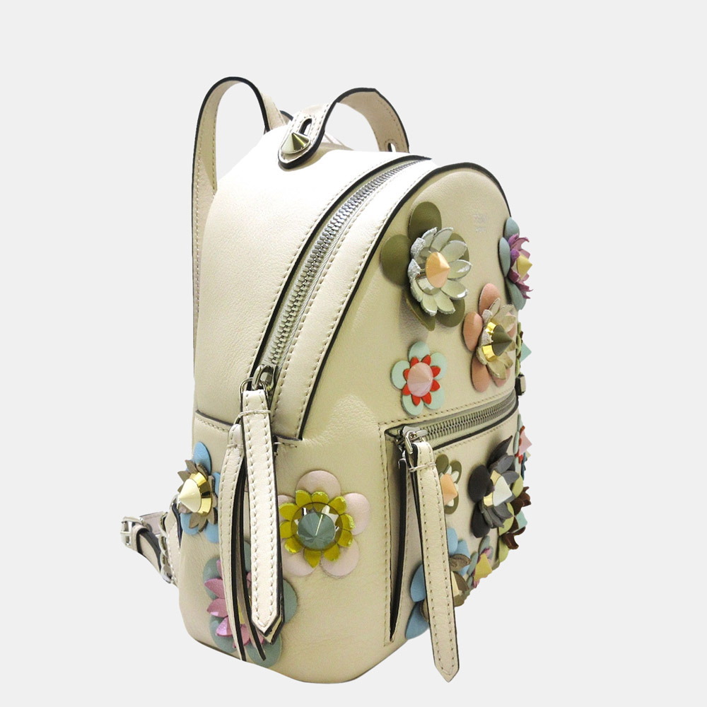 

Fendi Multi Color/White Mini By The Way Backpack, Multicolor