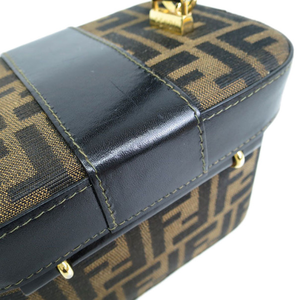 fendi zucca vanity bag