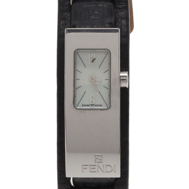 Fendi Mother of Pearl Stainless Steel 3300L Women's Wristwatch 18MM