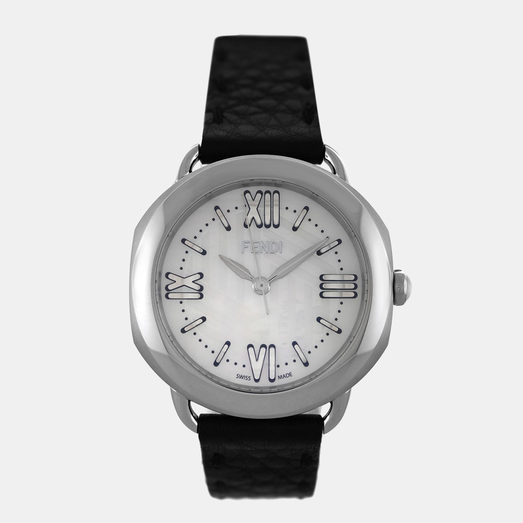 

Fendi Selleria F8020345H0 Quartz Mother of Pearl Dial Stainless Steel Women's Wristwatch 36 mm, White