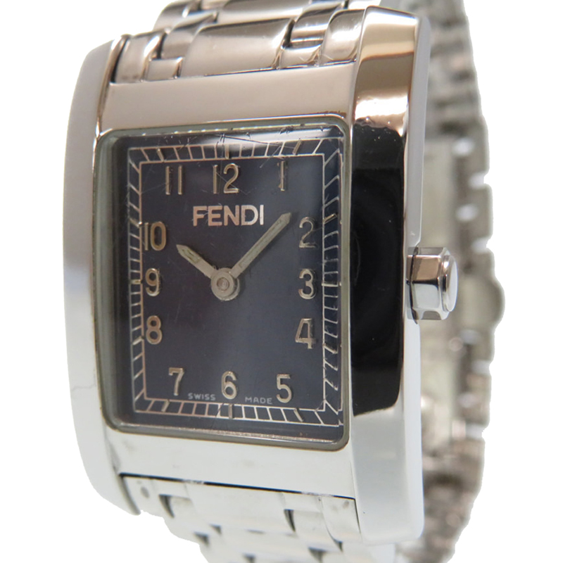 

Fendi Navy Stainless Steel Quartz, Navy blue