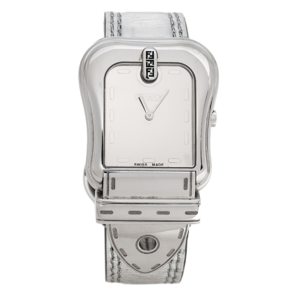 Fendi Silver Stainless Steel B. Fendi 3800G Women's Wristwatch 33 mm ...