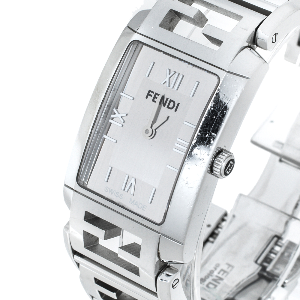 

Fendi Silver Stainless Steel Orologi