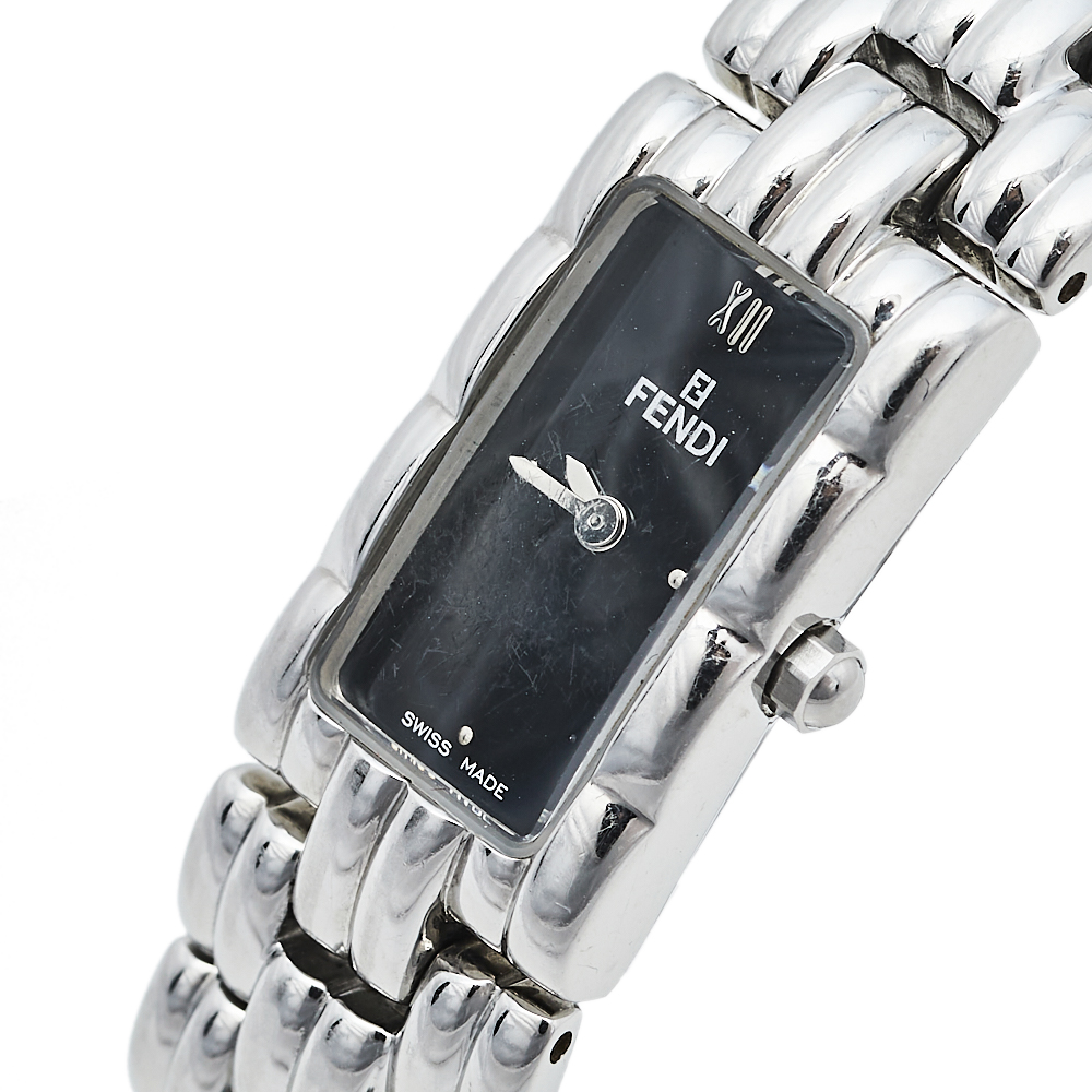 

Fendi Black Stainless Steel