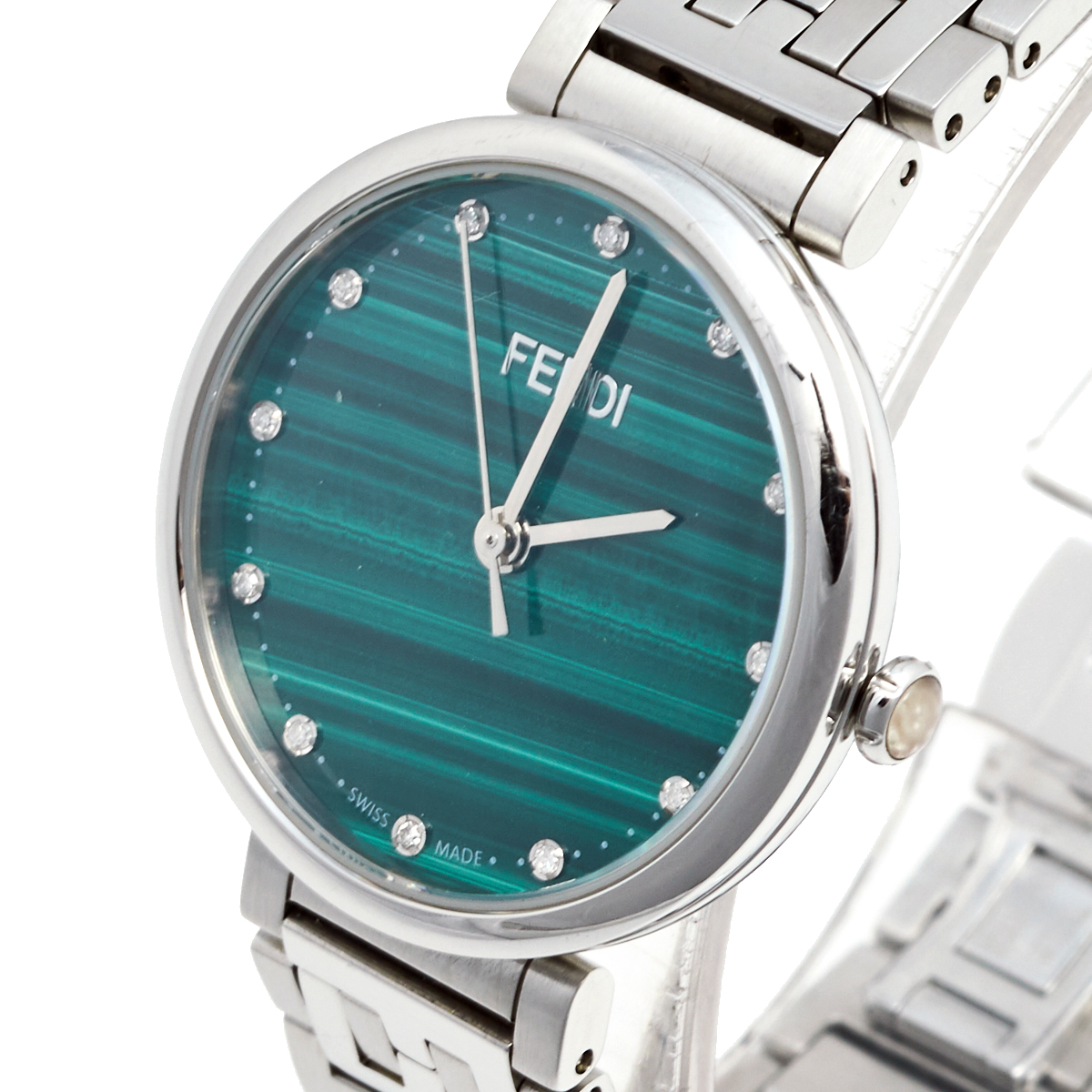 

Fendi Green Stainless Steel Forever Fendi F102101901 Women's Wristwatch