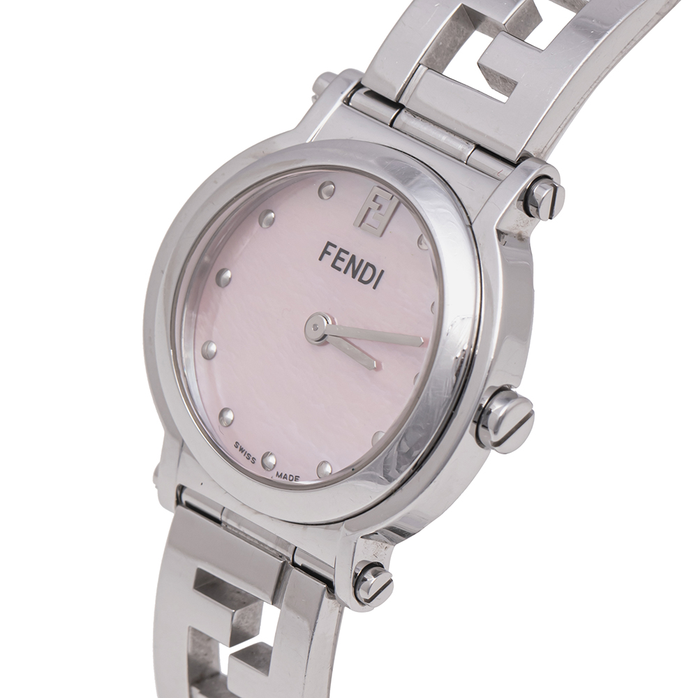 

Fendi Pink Mother of Pearl Stainless Steel