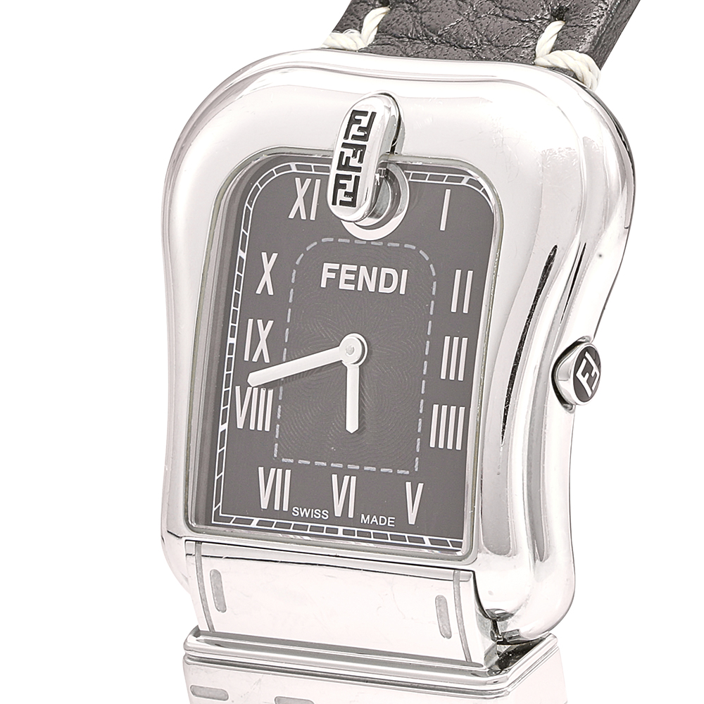 

Fendi Black Stainless Steel B.Fendi