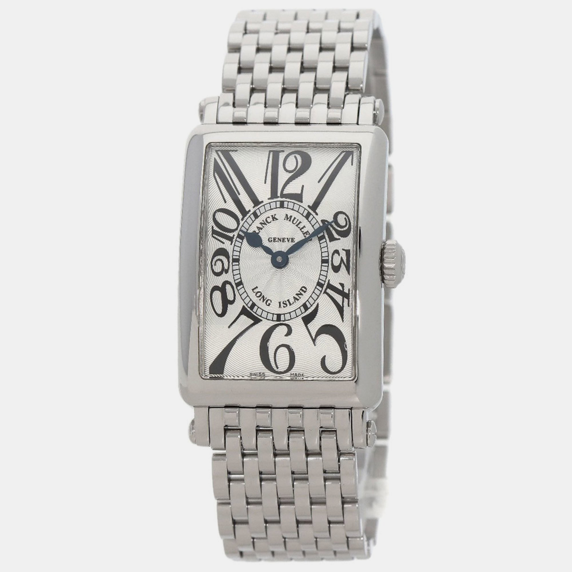 

Franck Muller Silver Stainless Steel Long Island Quartz Women's Wristwatch