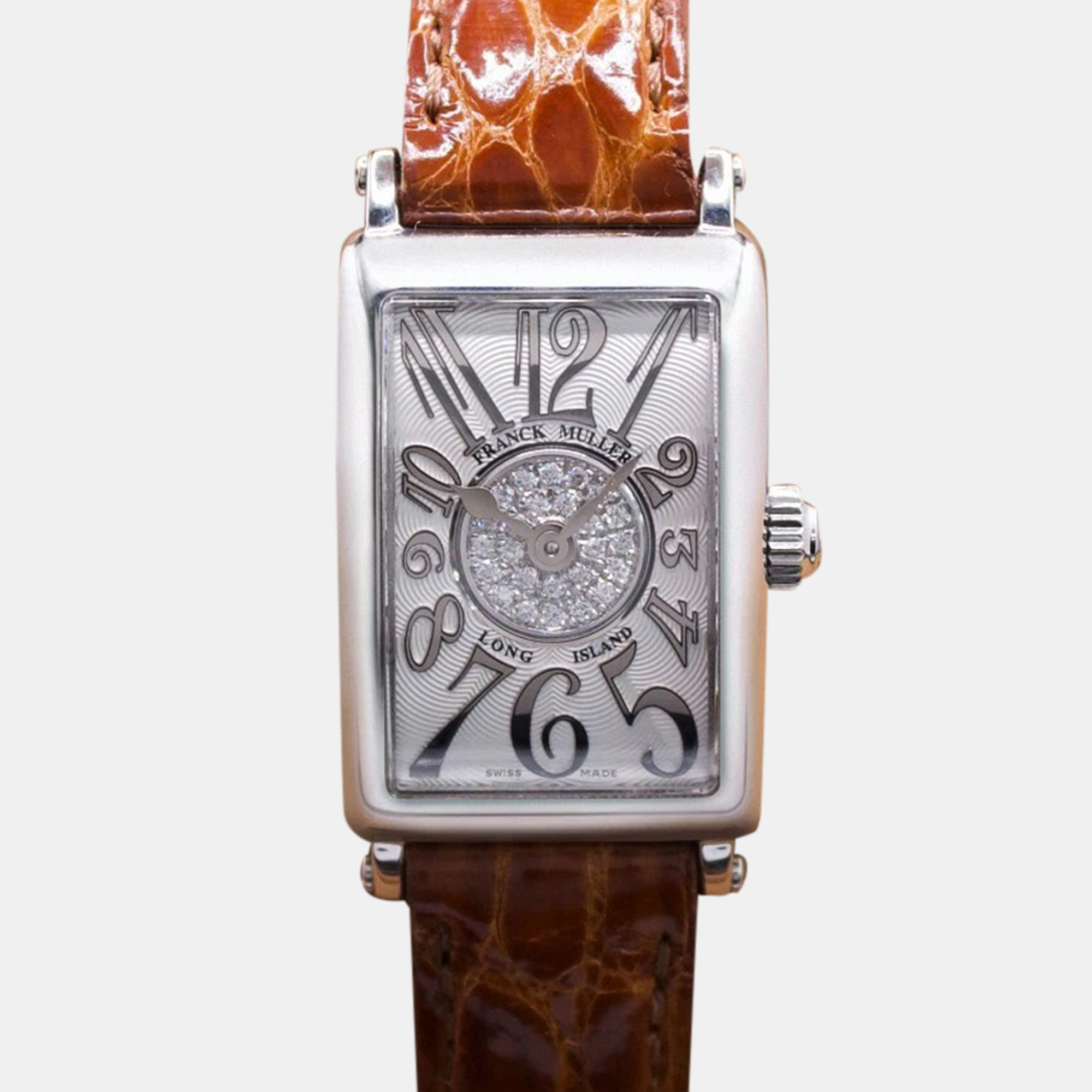 

Franck Muller Silver Diamond Stainless Steel Long Island