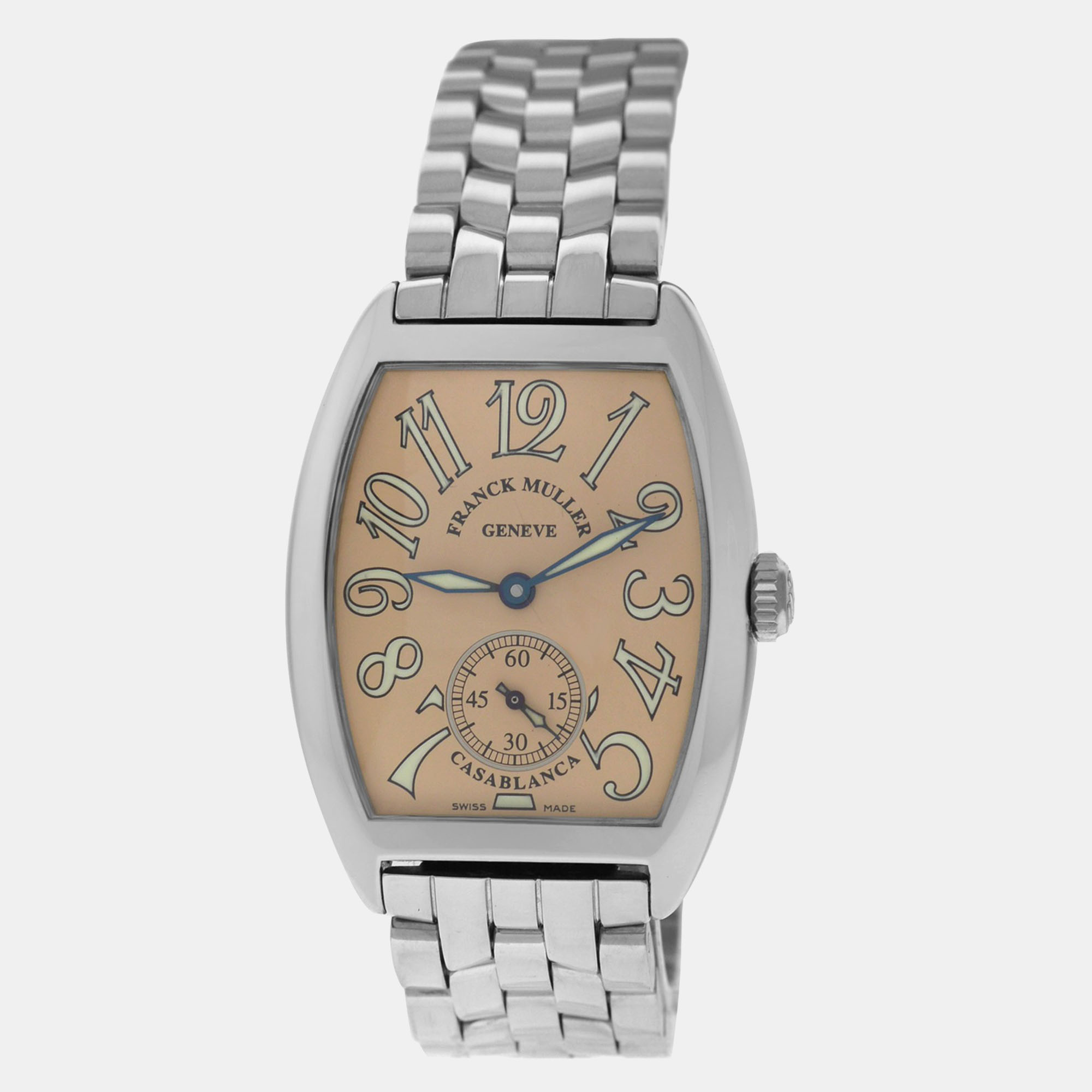

Franck Muller Salmon Stainless Steel Casablanca, Orange
