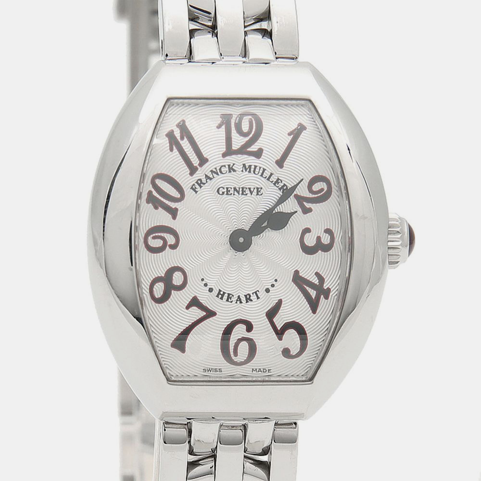 

Franck Muller Heart to Heart Quartz Stainless Steel Women's Wristwatch 26 mm, White