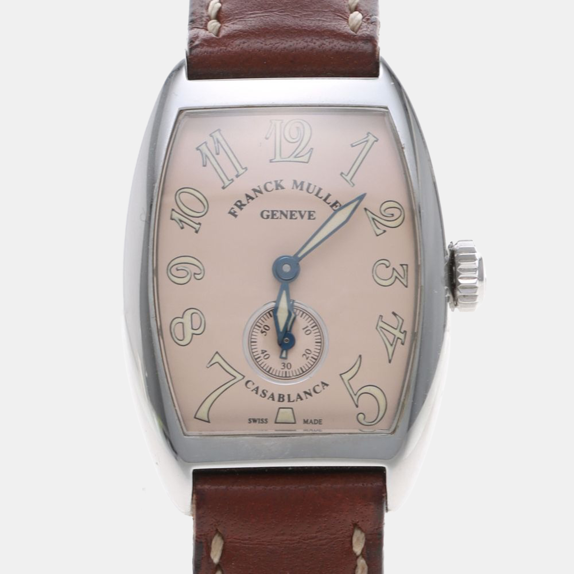 

Franck Muller Casablanca 1750S6 Manual Wind Stainless Steel Womens Wristwatch 25 mm, Brown