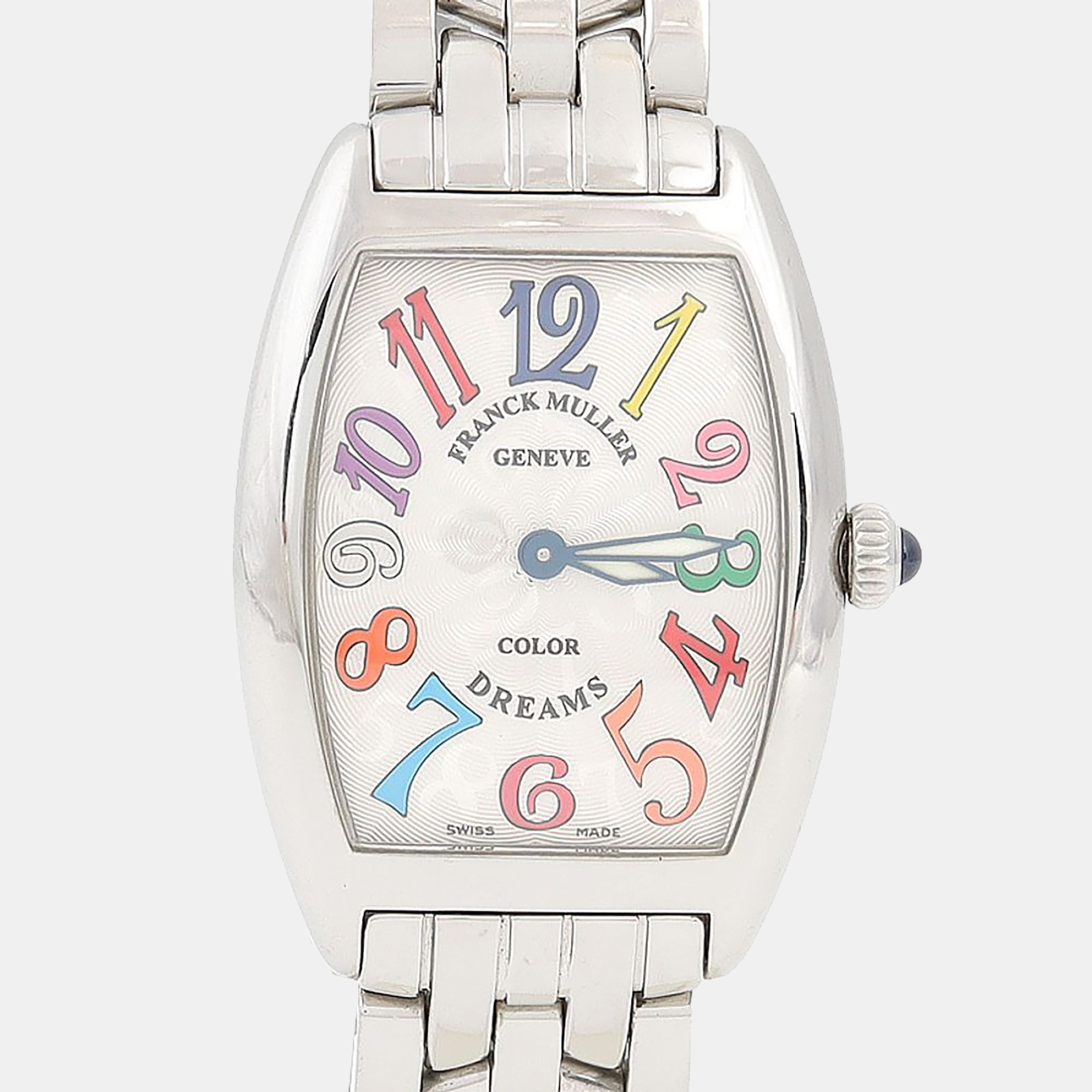 

Franck Muller Curvex 1752QZ Quartz Stainless Steel Women's Wristwatch 25 mm, White