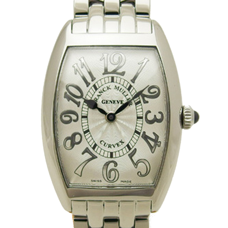 Pre-owned Franck Muller Silver Stainless Steel 1752qz Women's Wristwatch 24mm