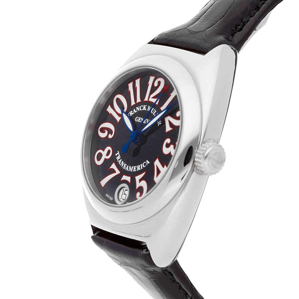 

Franck Muller Black Stainless Steel Transamerica