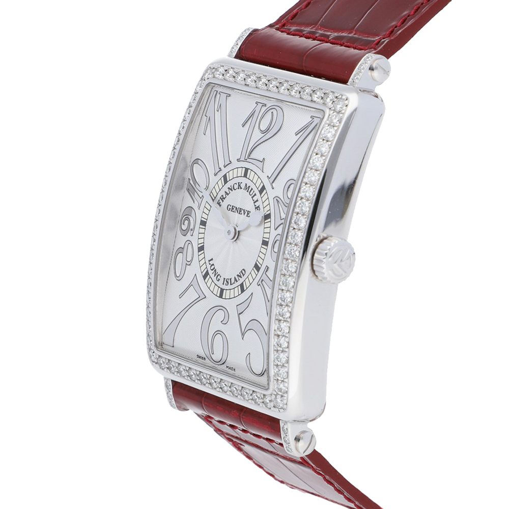 

Franck Muller Silver Diamond Stainless Steel Long Island