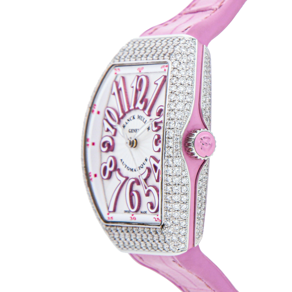 

Franck Muller Silver Diamonds Stainless Steel Vanguard