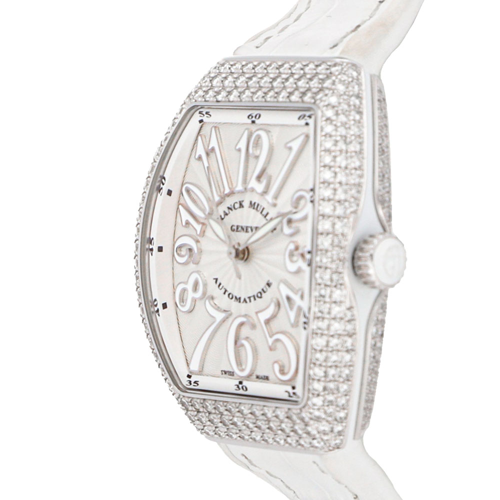 

Franck Muller Silver Diamonds Stainless Steel Vanguard