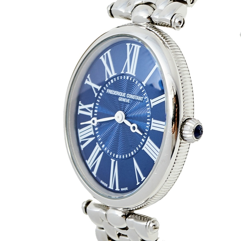 

Frederique Constant Blue Stainless Steel Art Deco FC-200X2V Women's Wristwatch