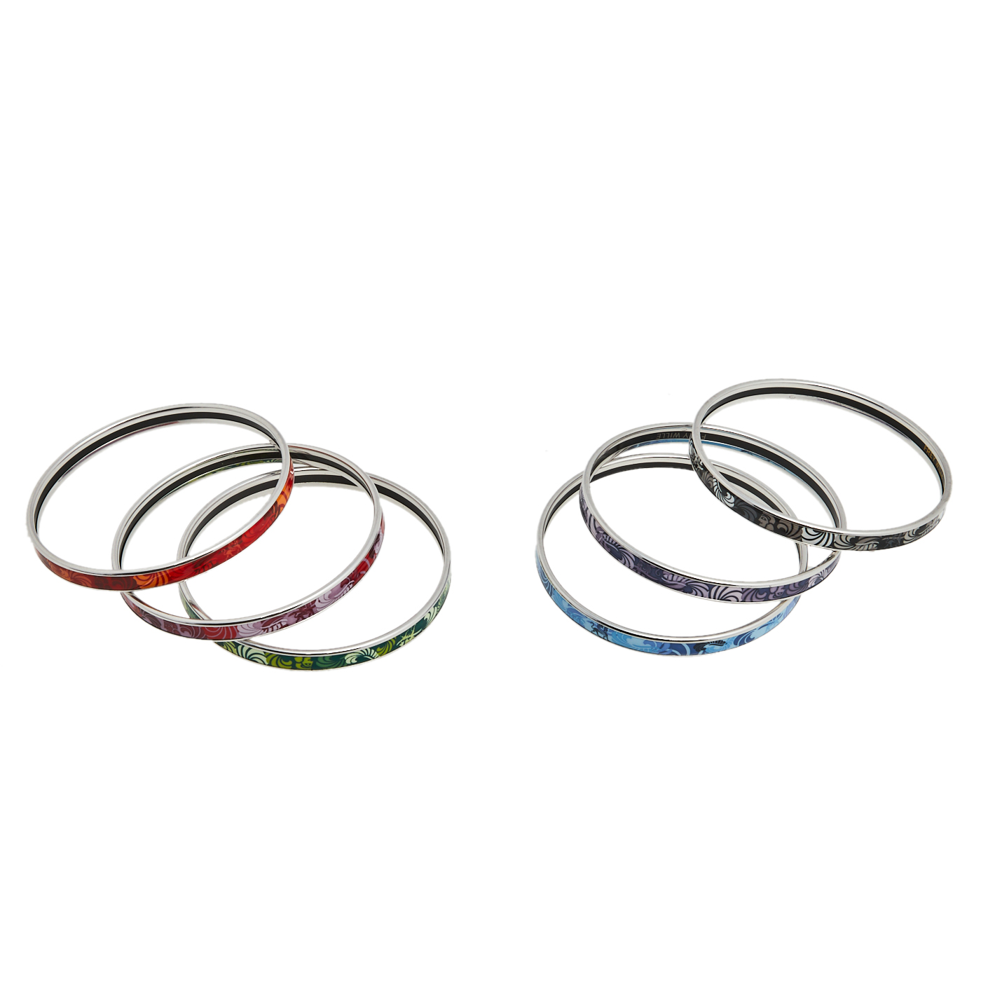 

Frey Wille Magic Sphinx Multicolor Bordered Bangles Ultra Set of Six