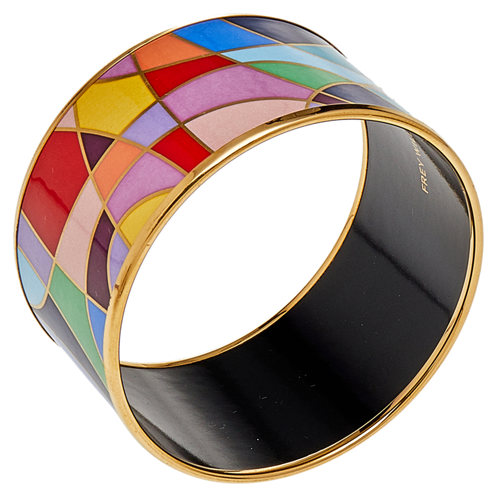 

Frey Wille Multicolor Ode to Joy of Life Heavenly Joy Bordered Diva Bangle