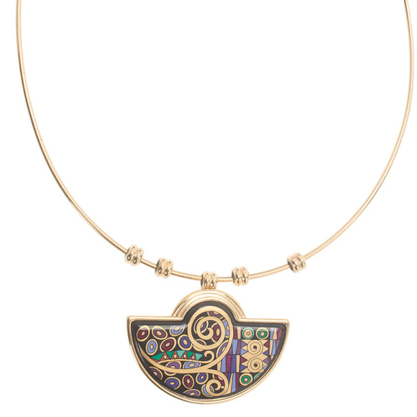 Frey Wille Gold-Plated Multicolor Necklace