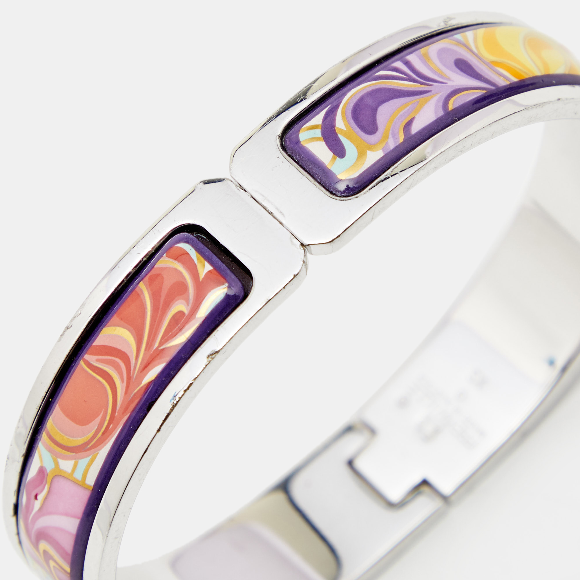 

Frey Wille Floral Symphony Fire Enamel Clasp Bracelet, Multicolor