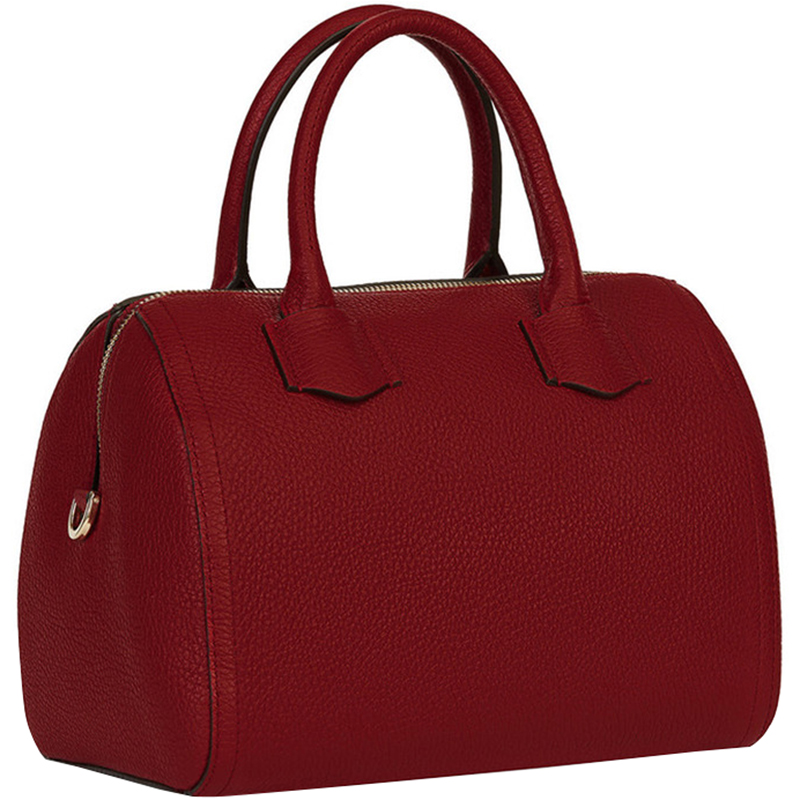 

Furla Ciliegia Leather Alba  Satchel Bag, Red