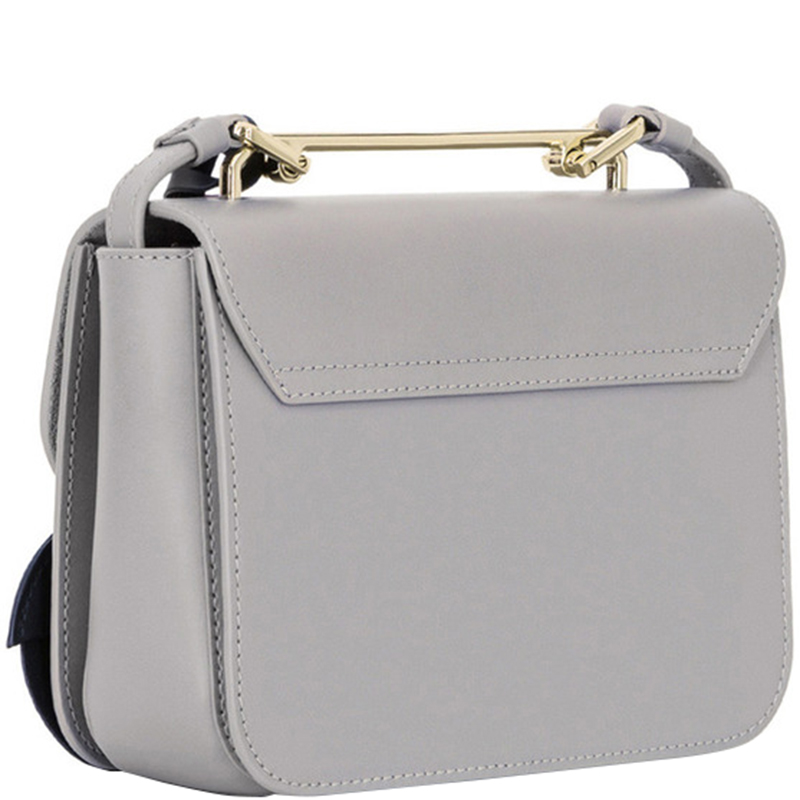 

Furla Onice Leather Mini Elisir Crossbody Bag, Grey