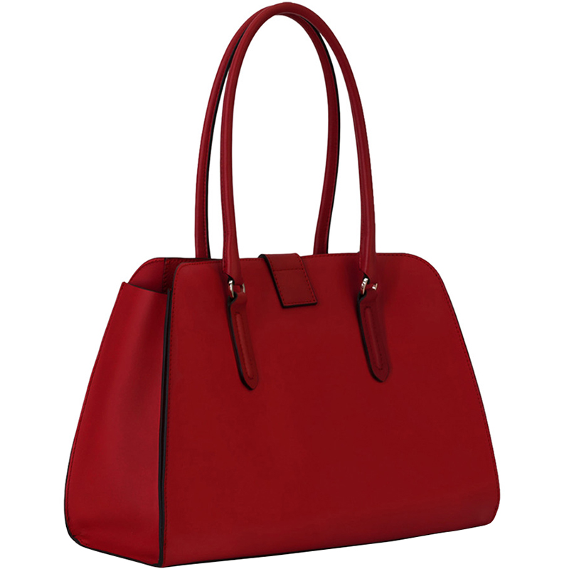 

Furla Ciliegia Leather Milano  Tote, Red