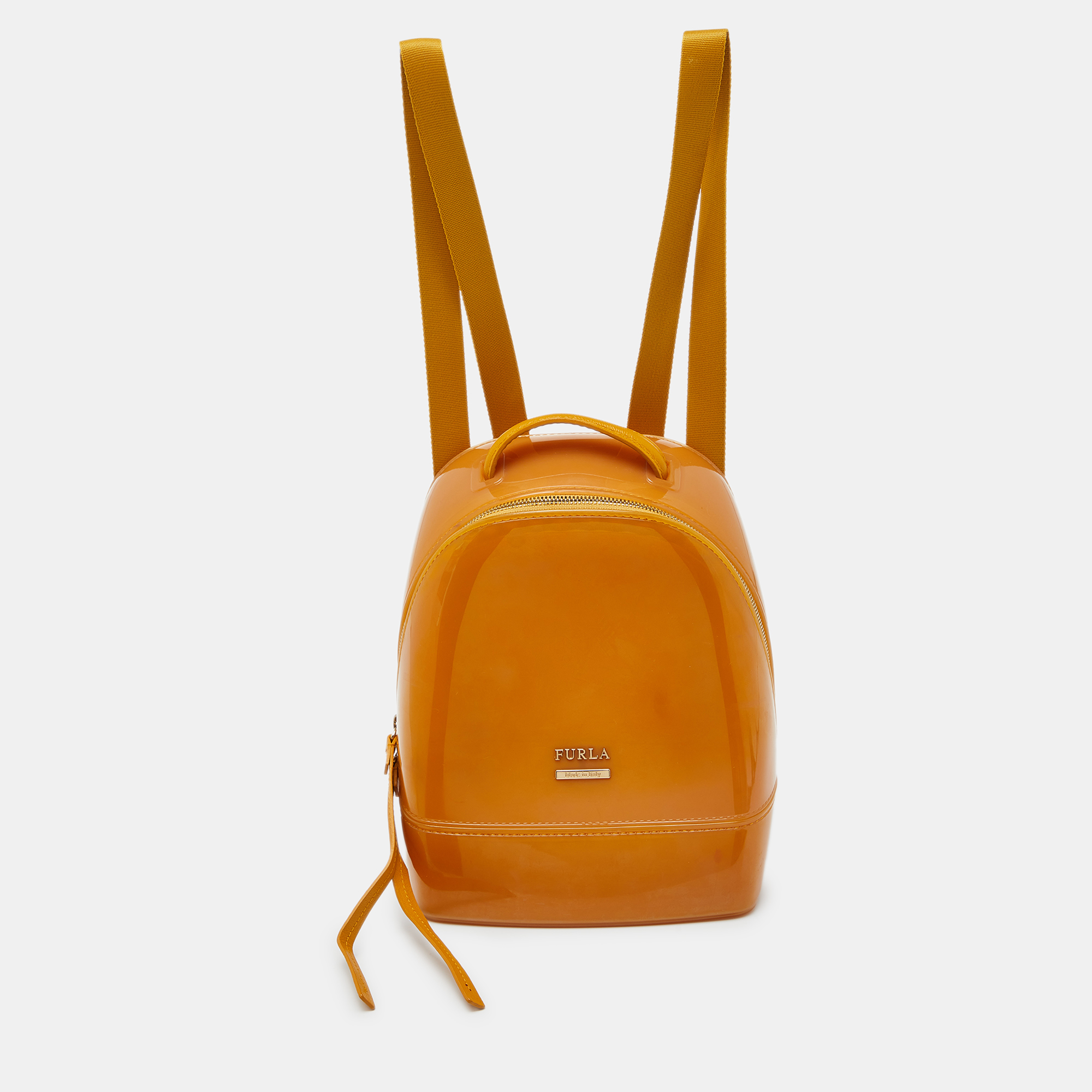 

Furla Yellow Rubber Candy Backpack