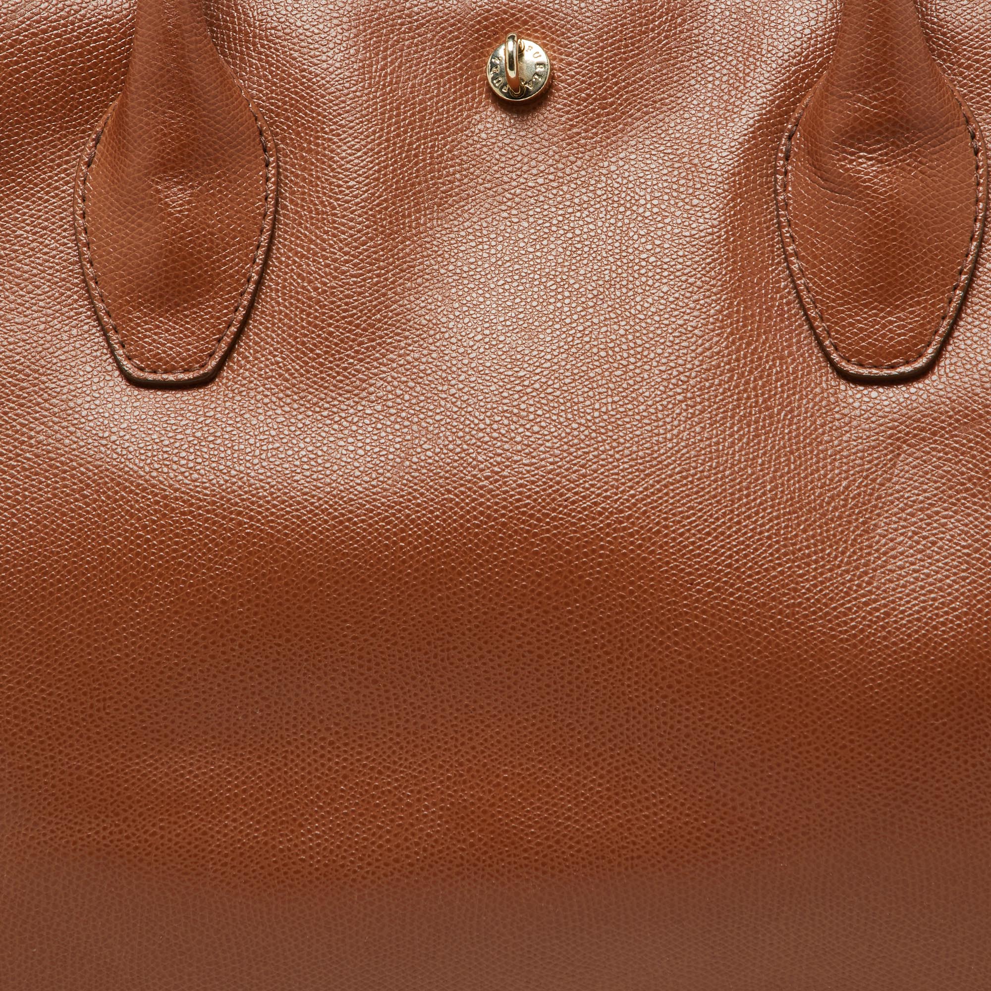 Furla Brown/Beige Leather Tote 