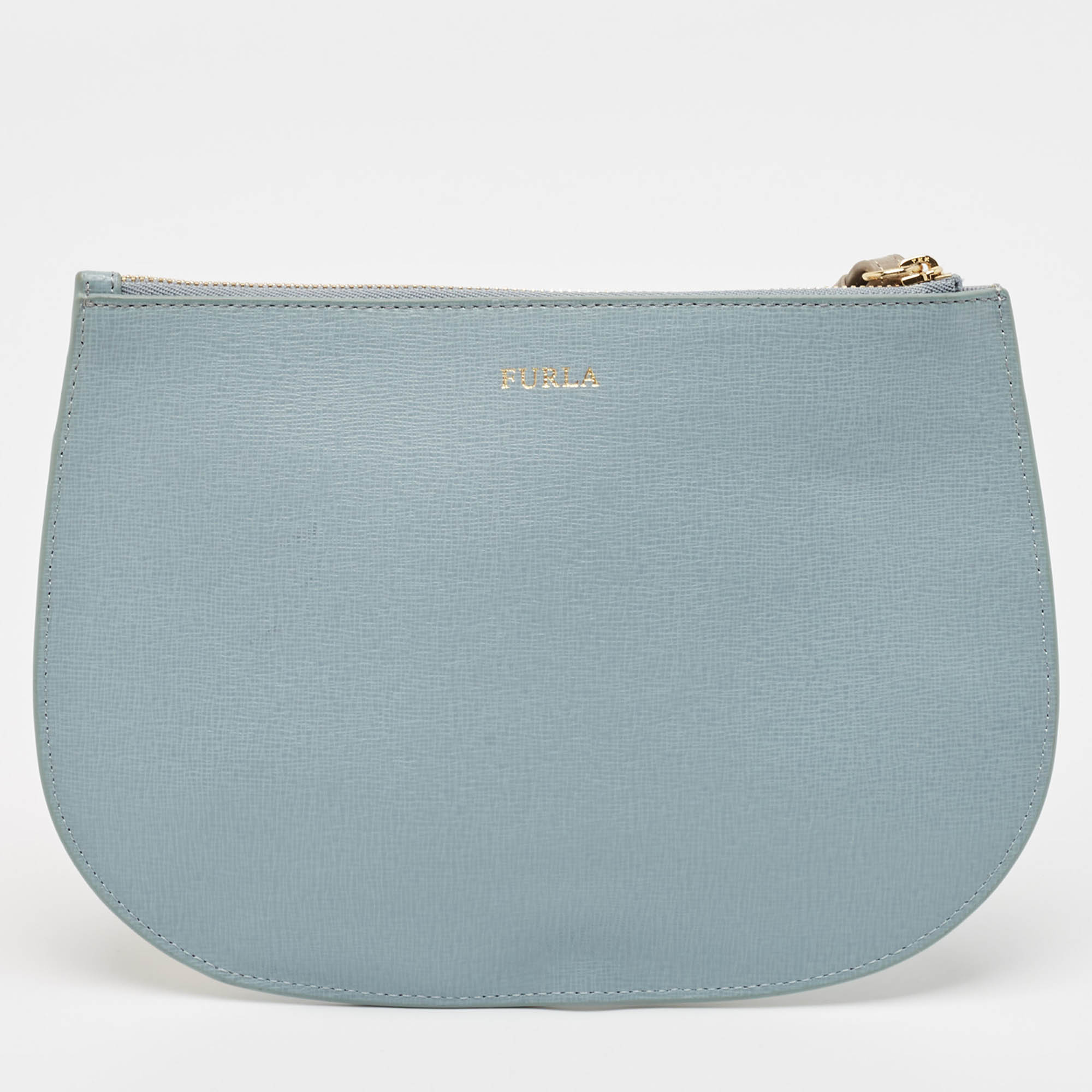 Furla Multicolor Leather Cat Wristlet Pouch 