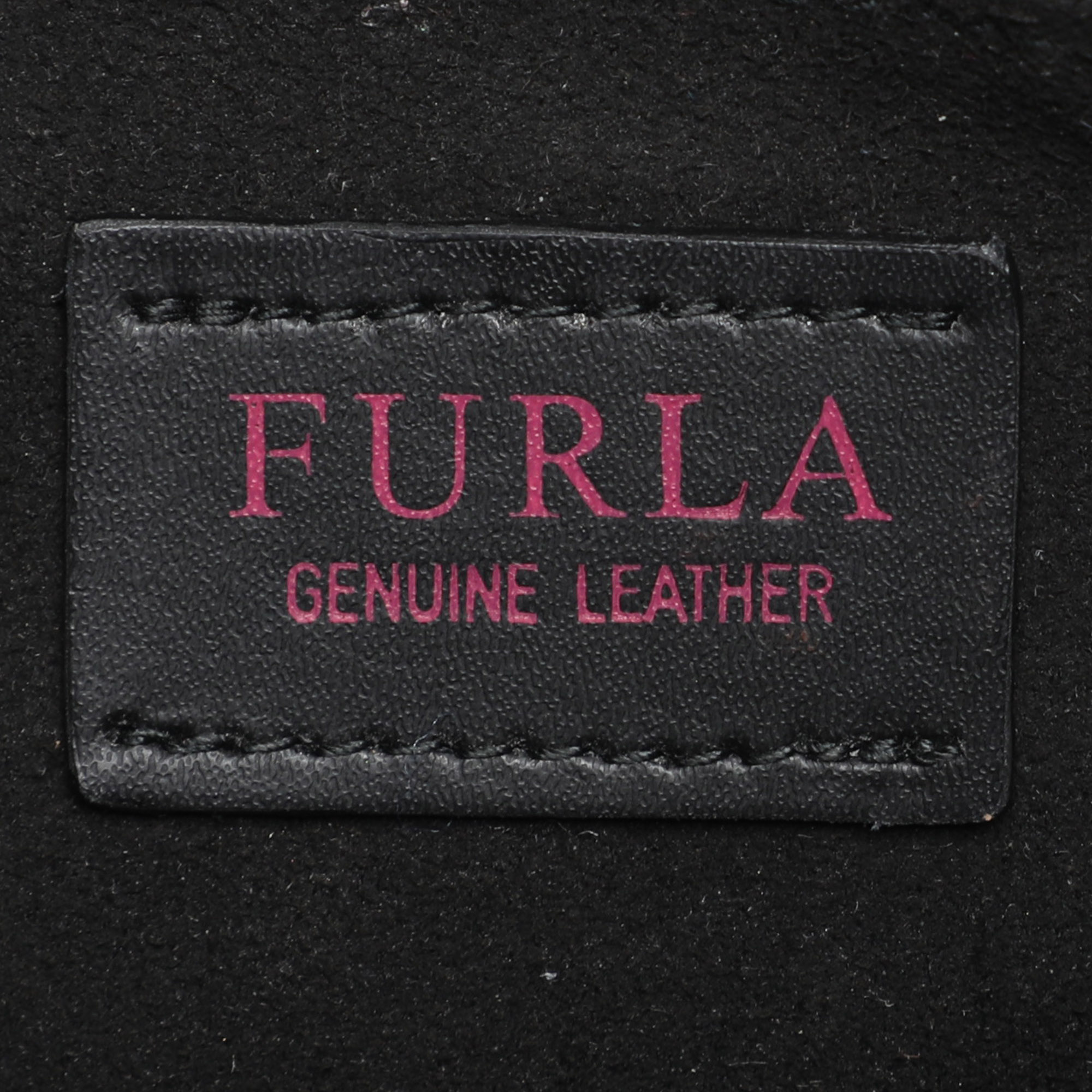 Furla Tricolor Leather Like Crossbody Bag 