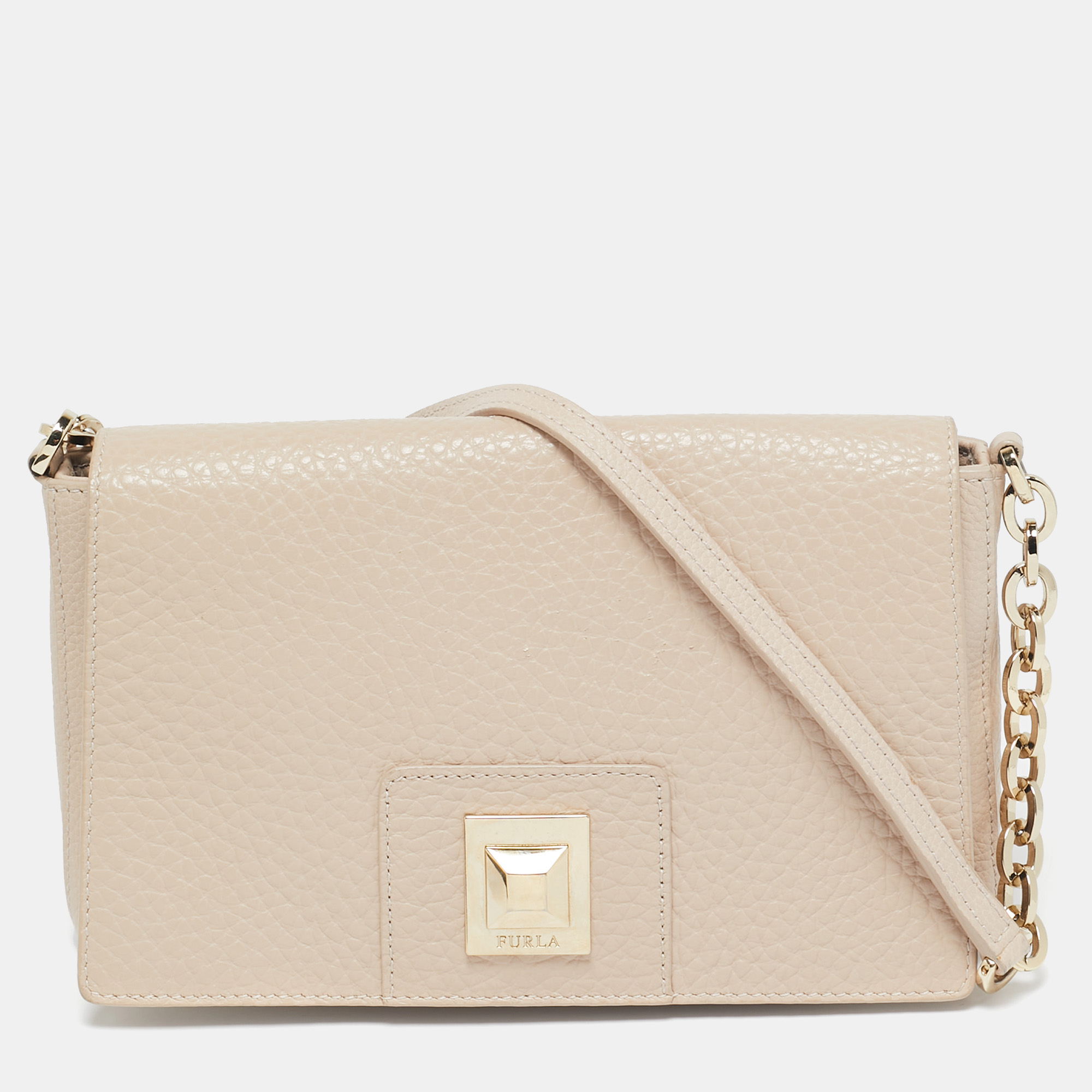 

Furla Blush Pink Leather Joann Crossbody Bag