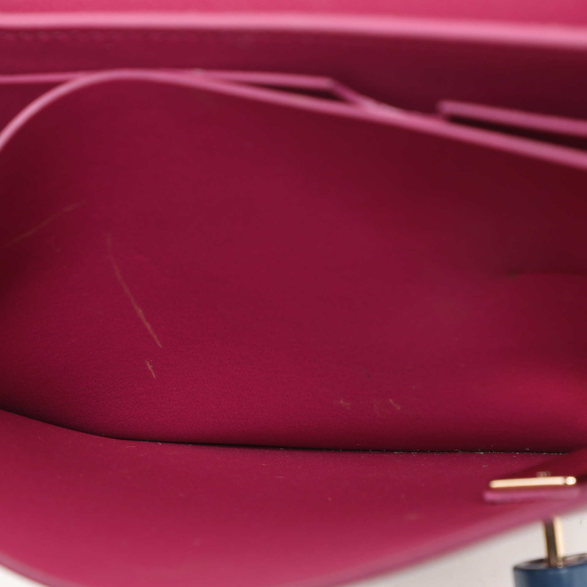 Furla Magenta Leather Embellished Flap Shoulder Bag 7