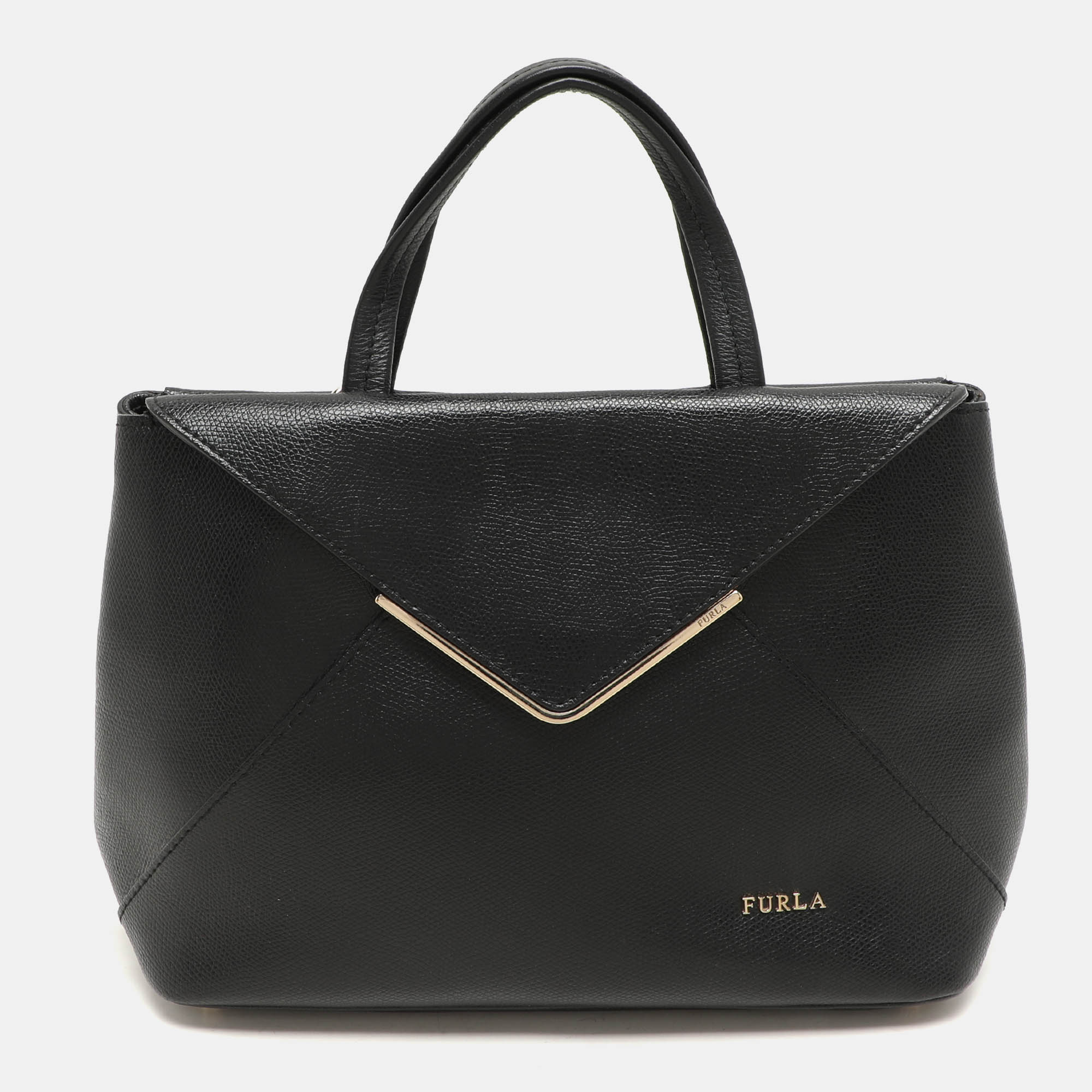 

Furla Black Leather Kelis Tote